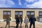 Ирина Горбачева проинспектировала строительство нового модульного здания для пожарных и спасателей в поселке Ванино