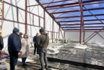 Ирина Горбачева проинспектировала строительство нового модульного здания для пожарных и спасателей в поселке Ванино
